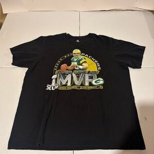 NFL Green Bay Packers Aaron Rodgers Print Tee Men’s Size XXL